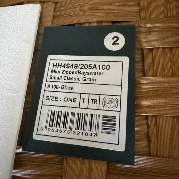 Mulberry Mini Zipped Bayswater - Black Small Classic Grain - Picture 10 of 10